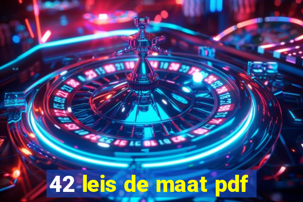 42 leis de maat pdf